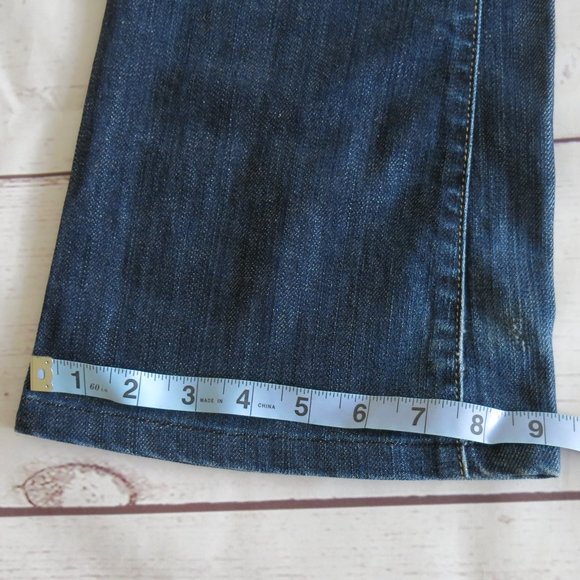 Citizens Of Humanity Ingrid #002 Stretch Low Waist Flare Denim Jeans - Size 25 - Picture 8 of 11